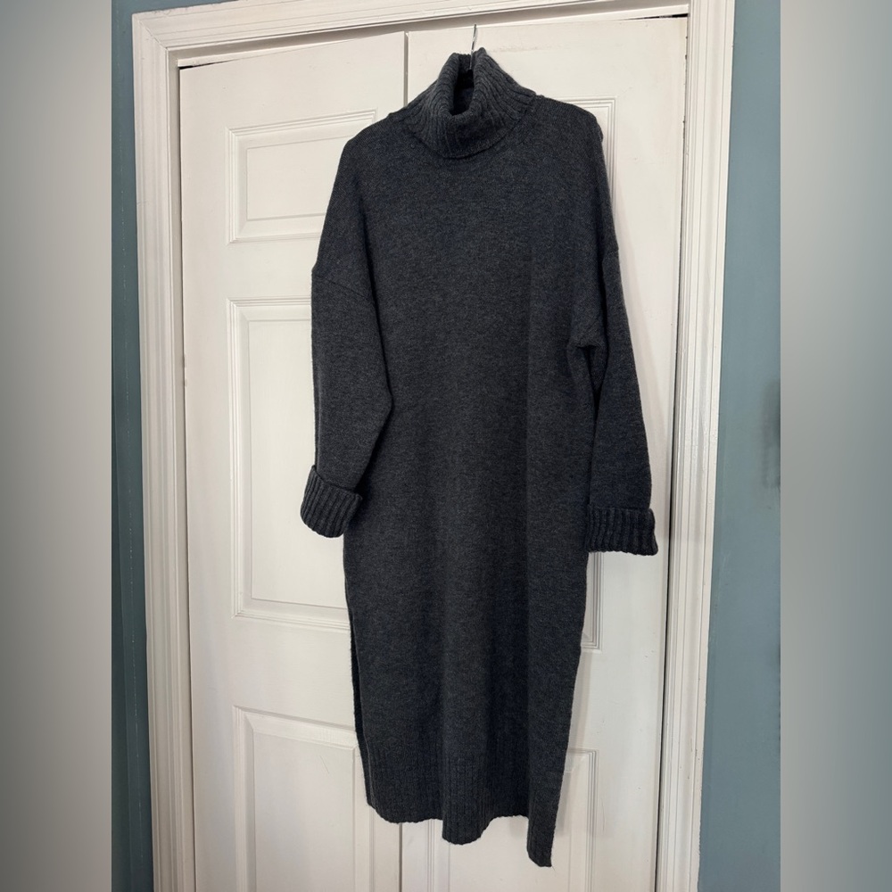 Daily Practice Karigan Midi Sweater Dress: Turtleneck Edition